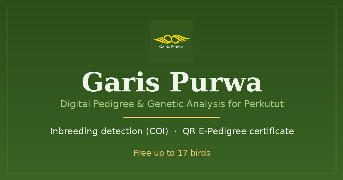 Garis Purwa Digital Pedigree — English Edition