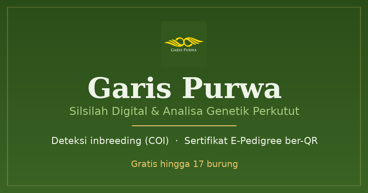 Garis Purwa Digital Pedigree — Edisi Indonesia